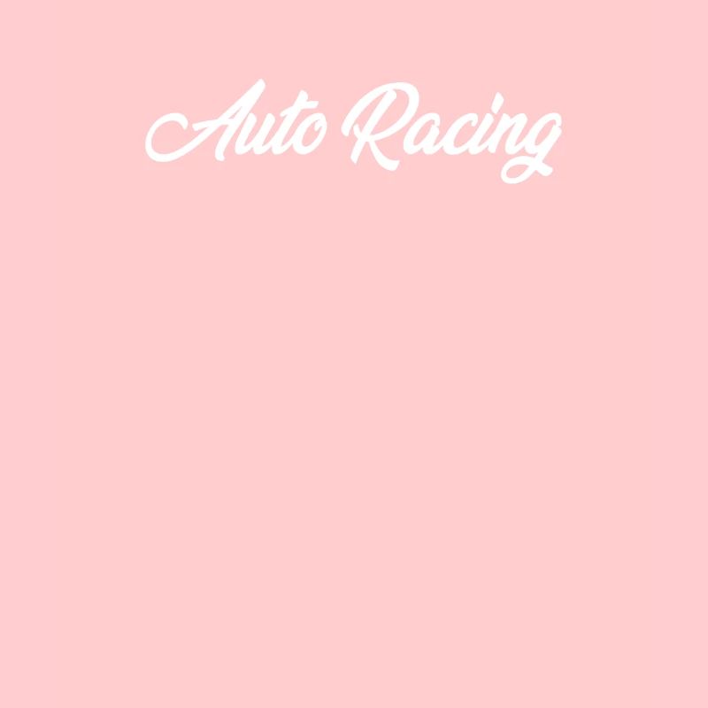 COURSE AUTOMOBILE CURSIVE TEXTE NOUVEAUTÉ HOBBY