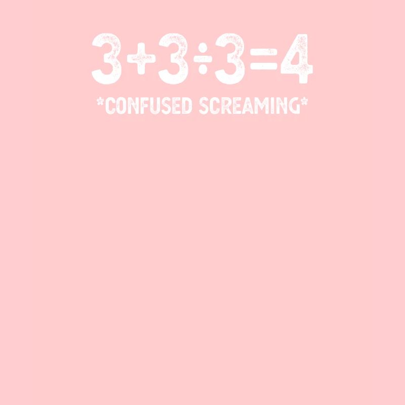Funny Math Formula, Confused Screaming, Nerd, Geek
