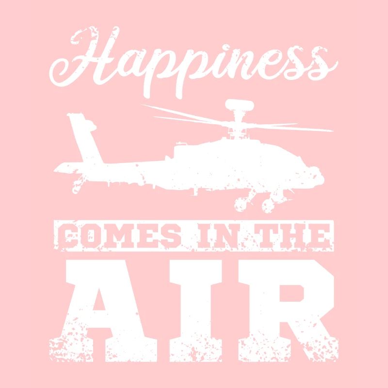 Happines vient dans le pilote d’hélicoptère aérien