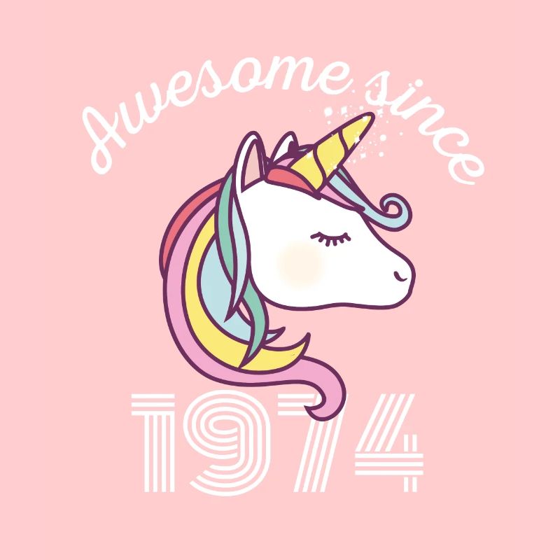 Funny Birthday Awesome Since 1974