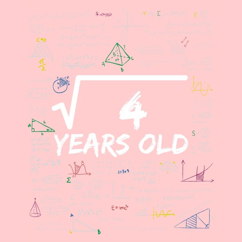 Racine carrée de 4 2ND Funny Math Birthday