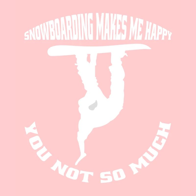 Wintersport Snowboard Spruch Snowboardfahrer