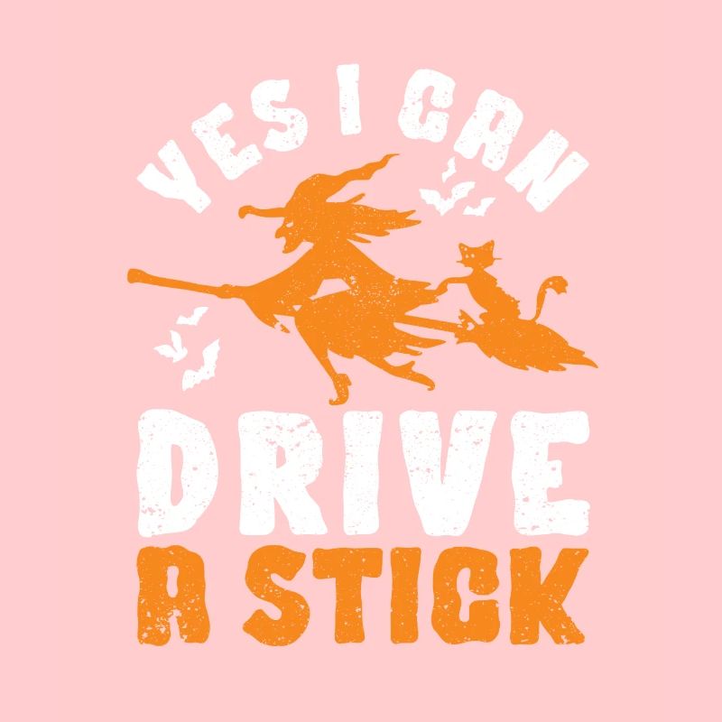 Funny Halloween Flying Witch's Broom