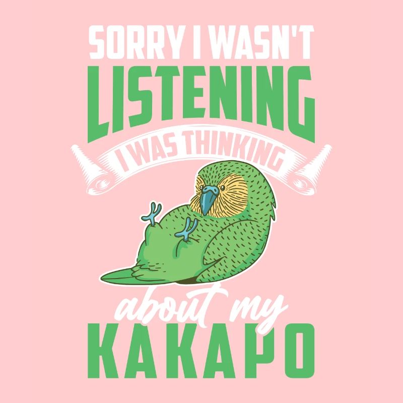 Kakapo I was distracted flightless Kakapo