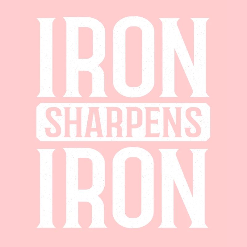 Iron Sharpens Iron Christian Workout Iron