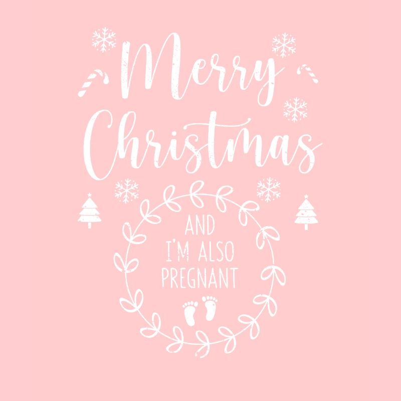 Annonce de bébé Noël Joyeux Noël Moi aussi