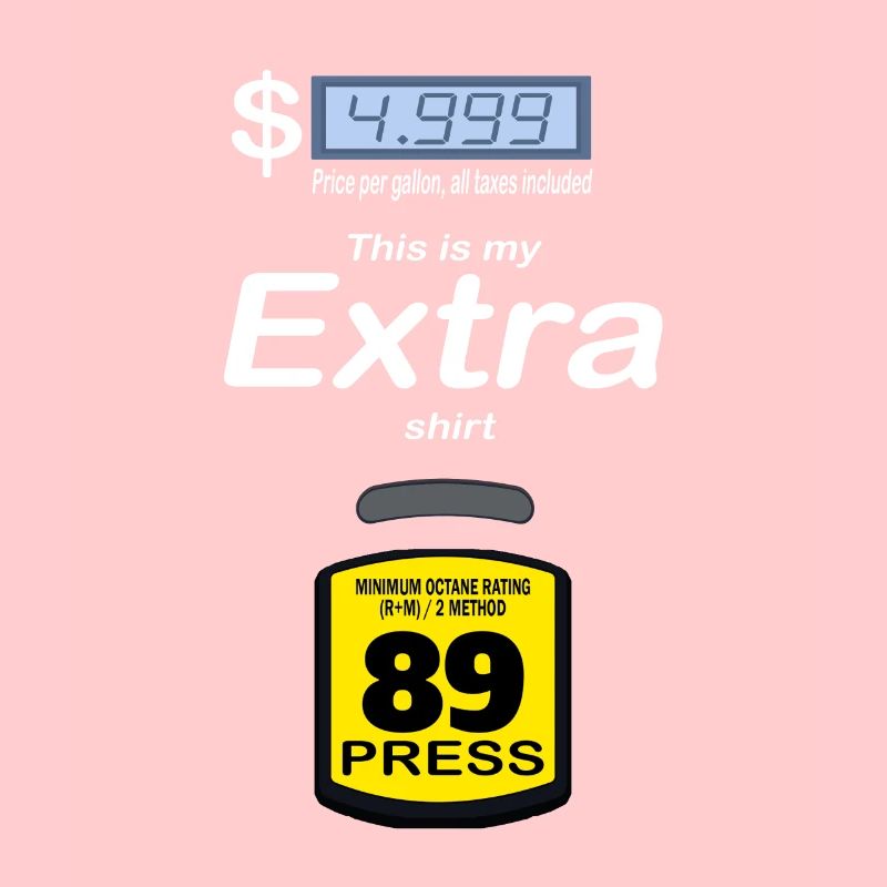 Drôle de conception d’humour de pompe à essence - C’est mon extra