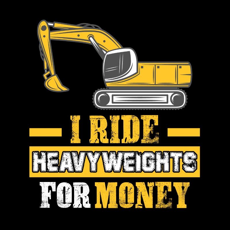 Construction Worker Excavator Job Crew Construction Site