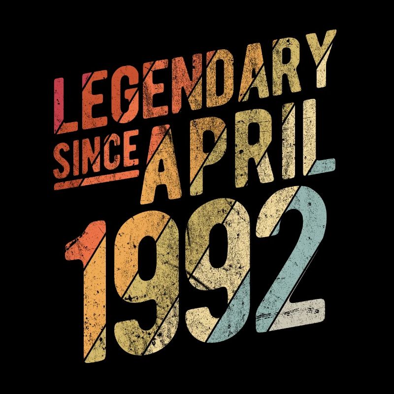 30th Birthday Gift Legendary Since April 1992 30 Y