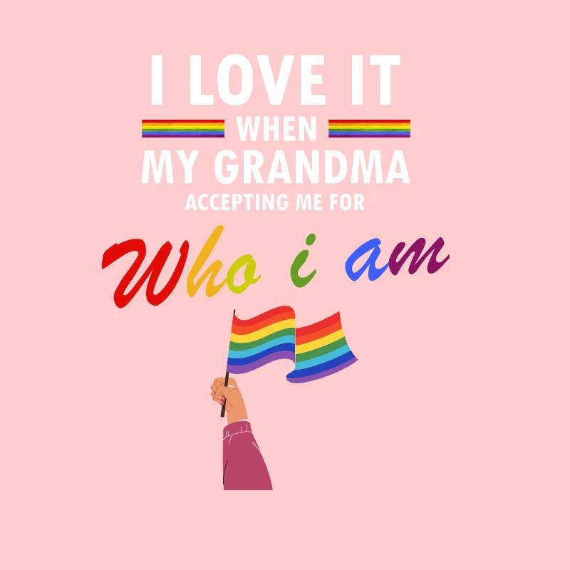 J’adore quand ma grand-mère m’accepte pour ce que je suis