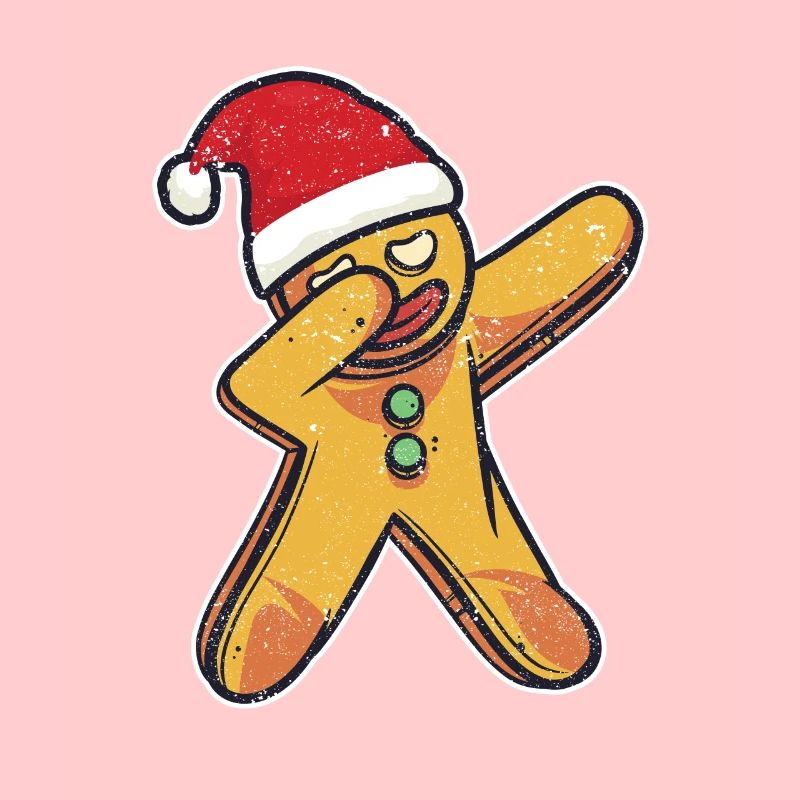Dabs Gingerbread Man Christmas Bakery Team Xmas