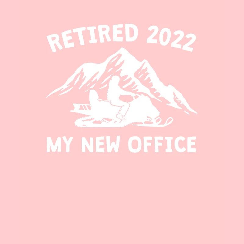 Retraité 2022 - Mon nouveau bureau, Motoneige