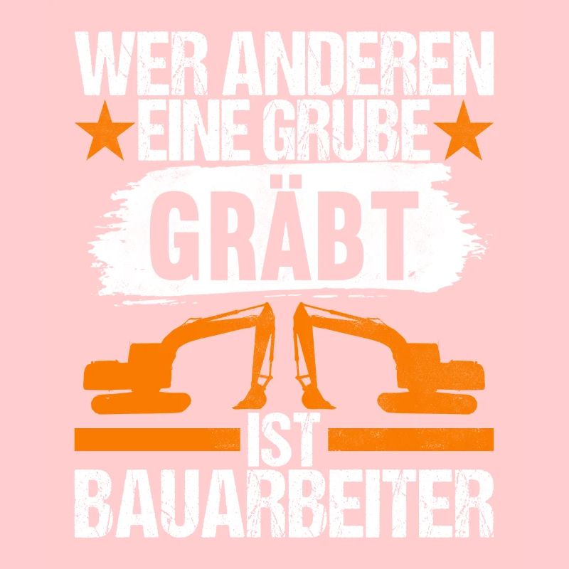 Baustelle Bagger Baggerfahrer