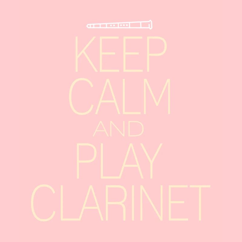 Keep Clam & Play Clarinette Rétro Music Lover