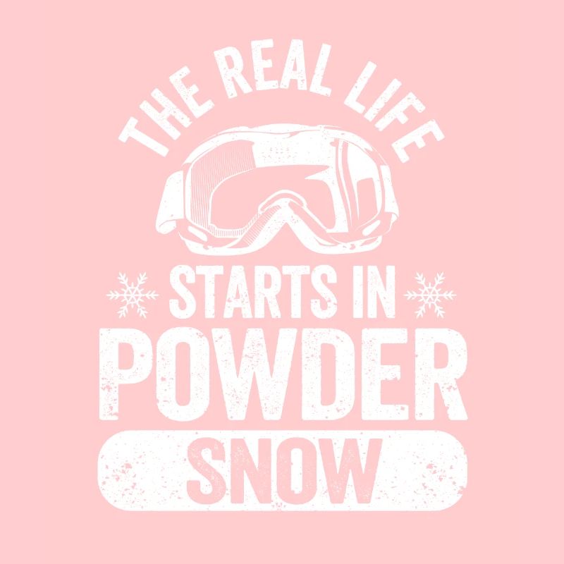 Snowboard Snowboarder La vraie vie commence dans le