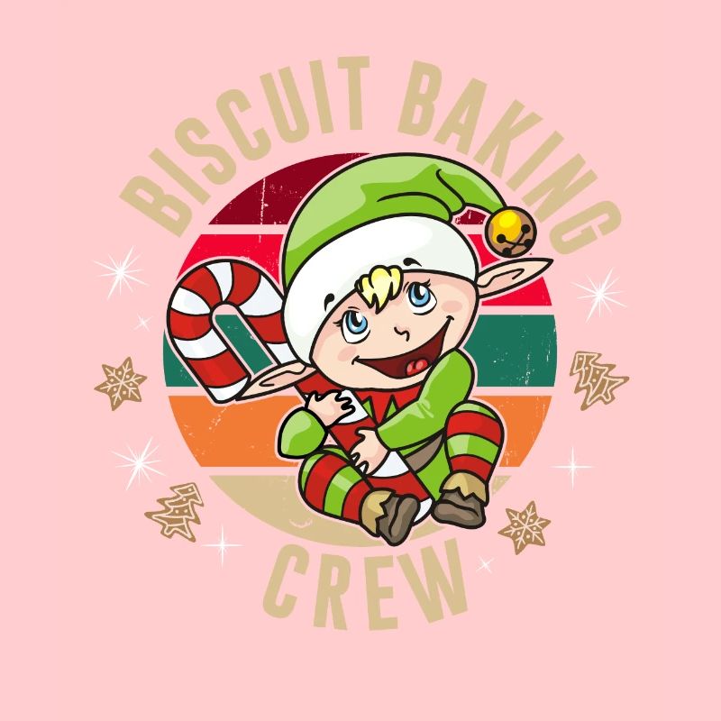 Biscuit baking crew Christmas Cookies Elf