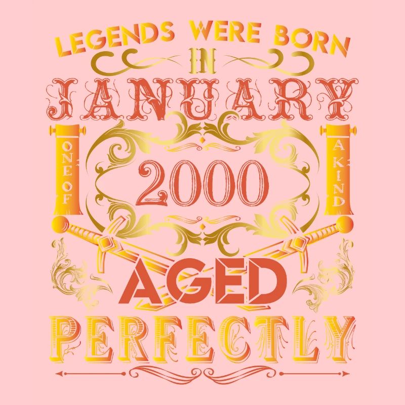 Januar 2000 - Geburtstag 2000 Legenden wurden geboren.