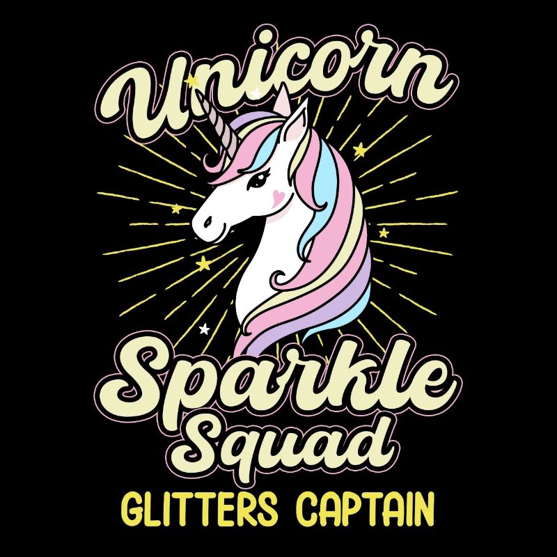 Unicorn Sparkle Squad Cutter Captain
