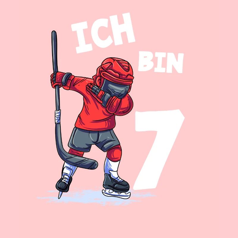 Ich bin 7 Jahre Eishockey 7. Geburtstag