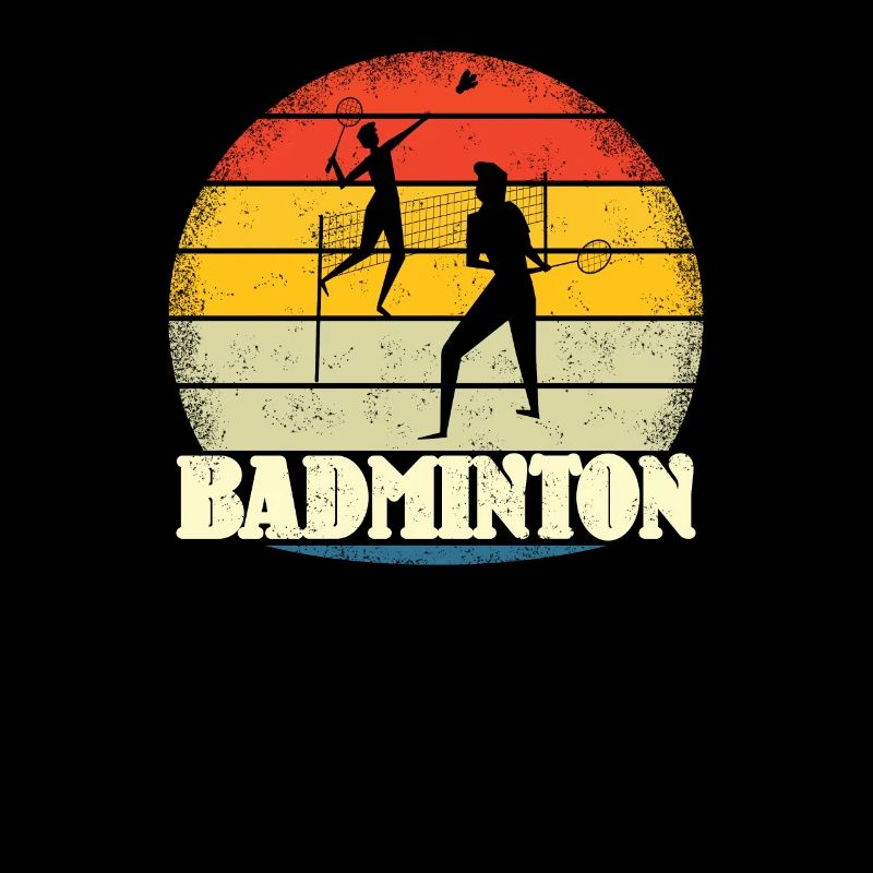 Badminton Spieler Geschenkidee Design