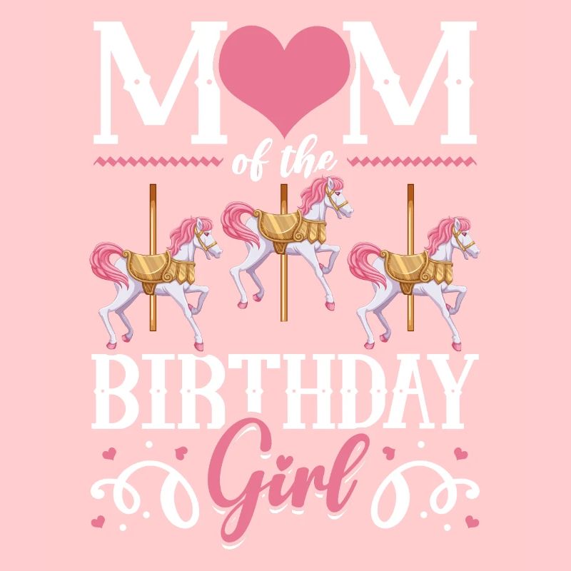 Karussell-geburtstagsfeier-mutter Des