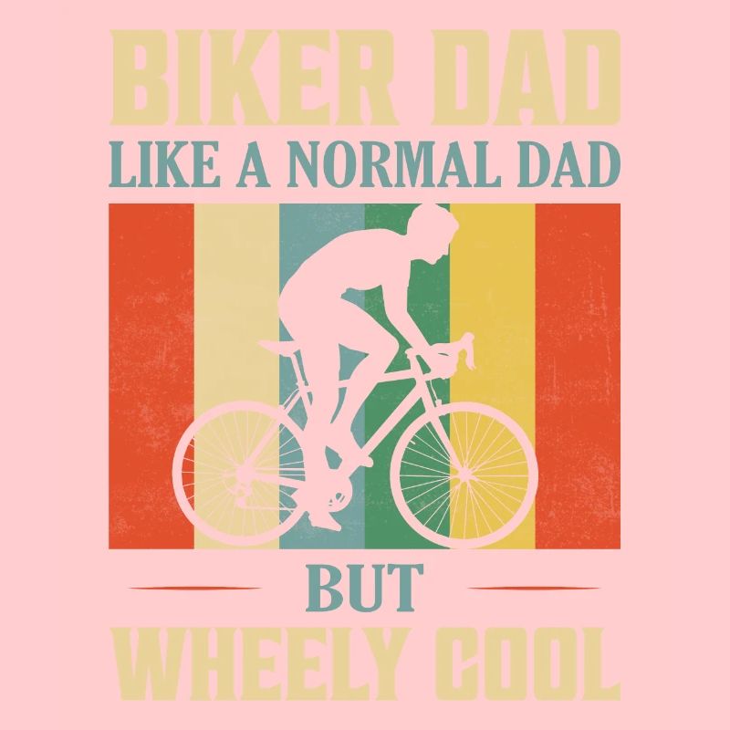 Papa motard comme un père normal mais Wheely Cool Cyclin