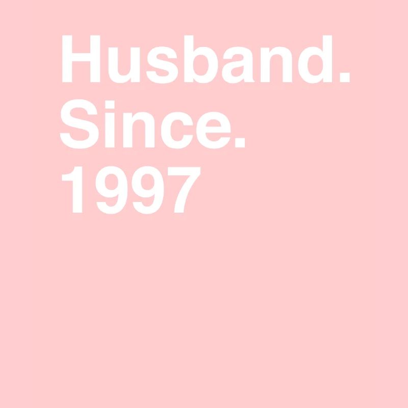 Jubiläumsehemann seit 1997 Hochzeit
