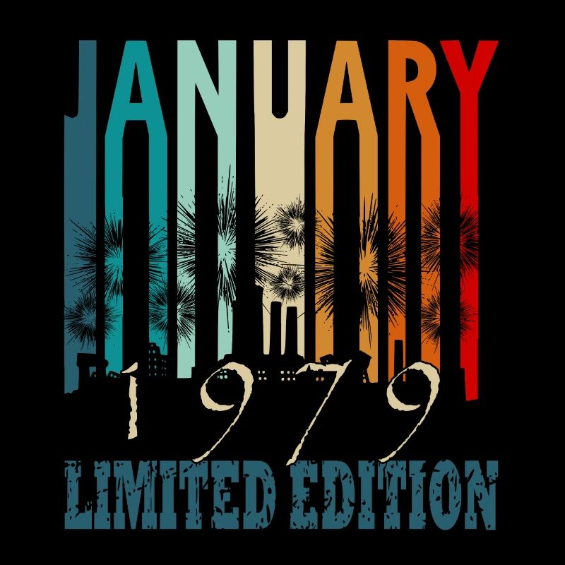 1979 Januar retro Geburtstag Geschenk