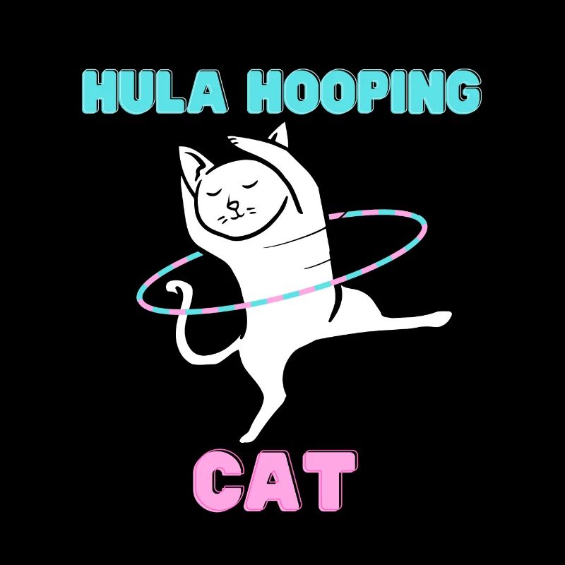 Hula Hooping Katze - Funny Dance Kitty
