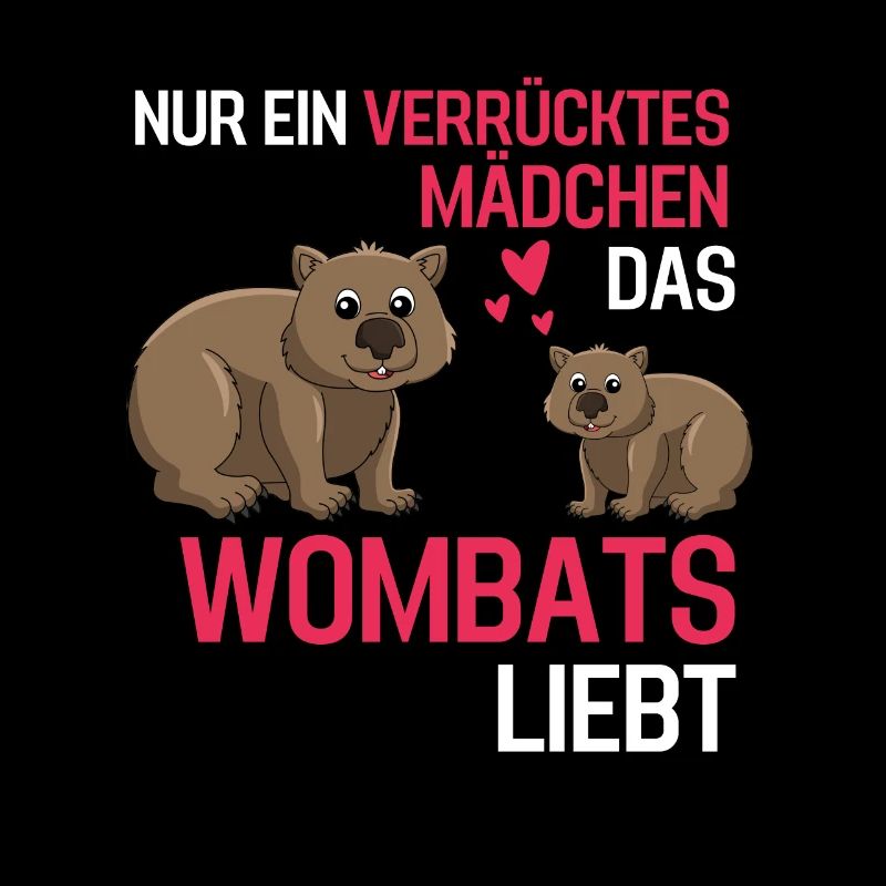 Australien Zoo Tier Mädchen Geschenk Wombat