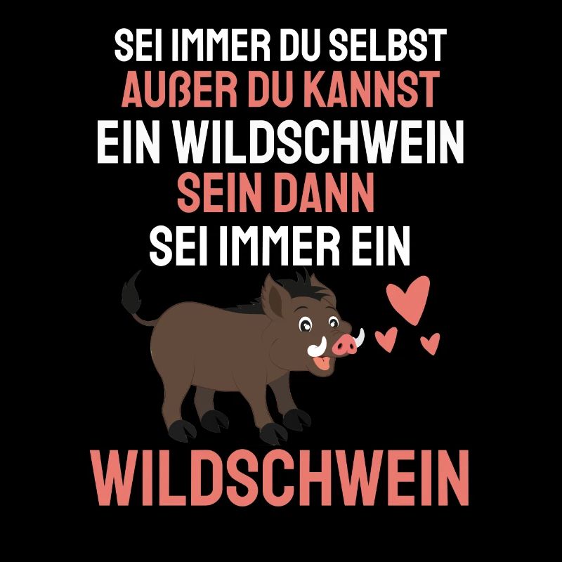 Tierliebhaber Waldbewohner Geschenk Wildschwein