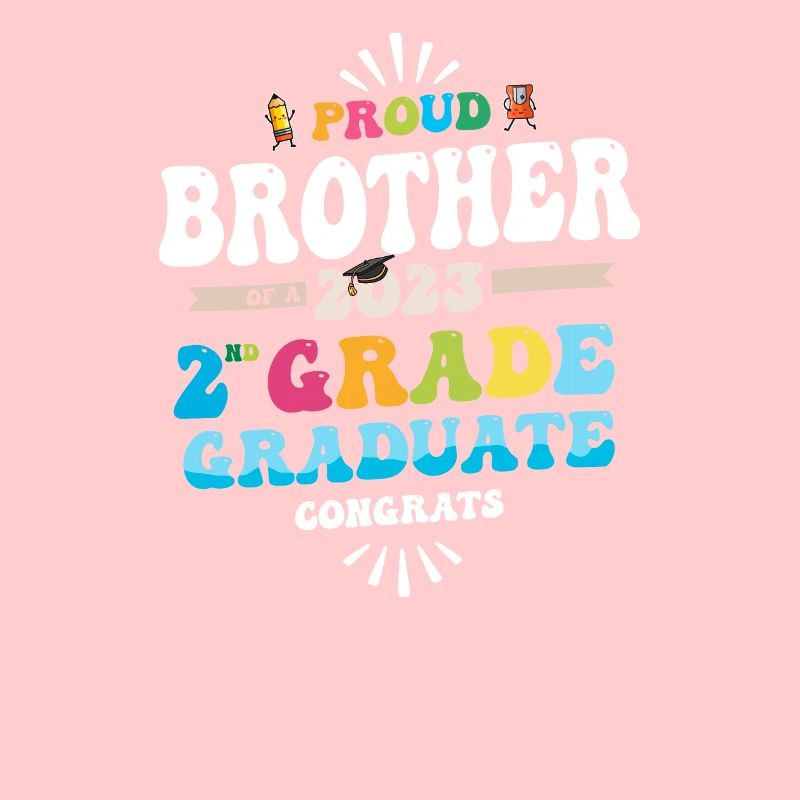 Fier frère d’une classe de 2e année de 2023