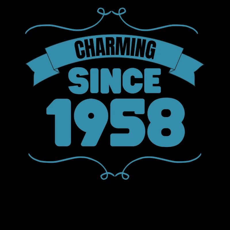 65. Geburtstags Party Geschenk Charmant seit 1958