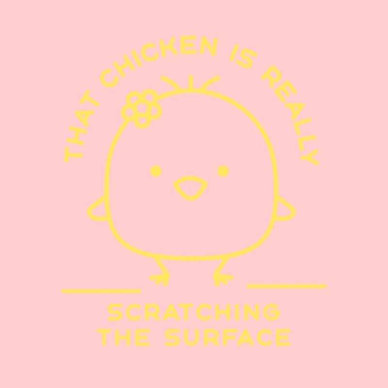 Ce poulet gratte vraiment la surface