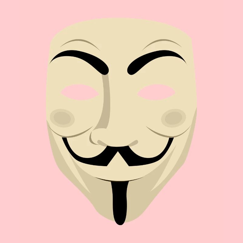 M. Masque anonyme Pirate informatique