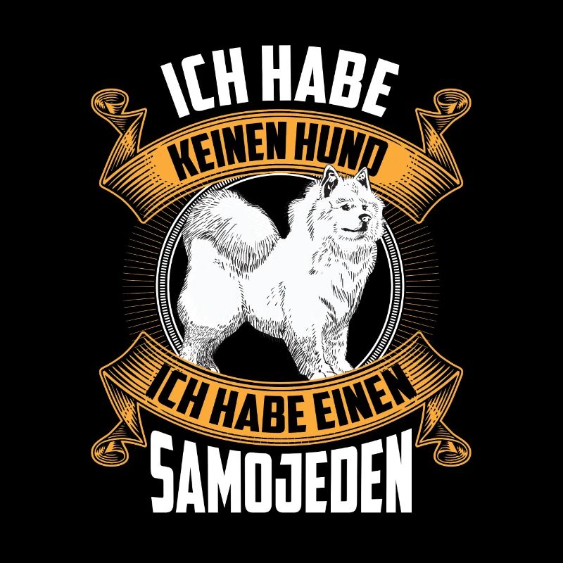 Ich habe einen Samojede Samojedenspitz