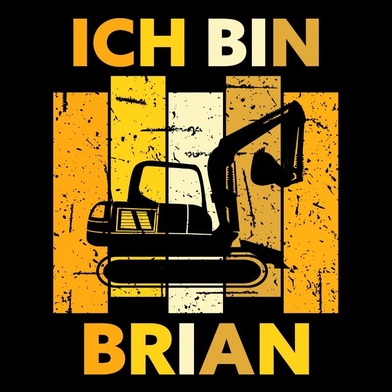 Brian Geschenk Name Namensschild Geburtstag
