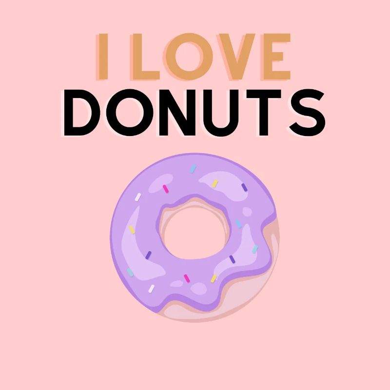 Ich liebe donuts