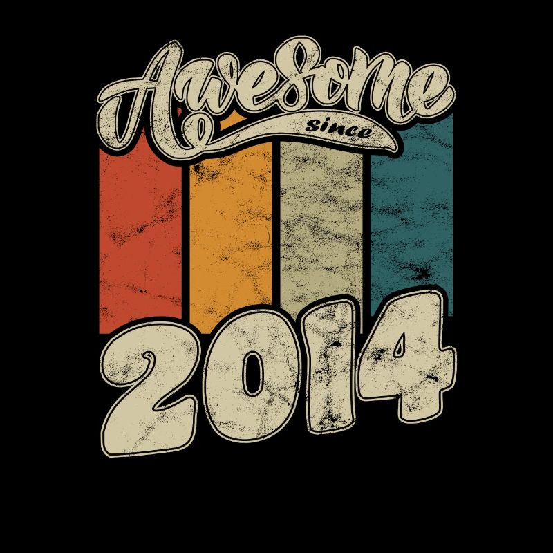 2014 Birthday Awesome since Retro