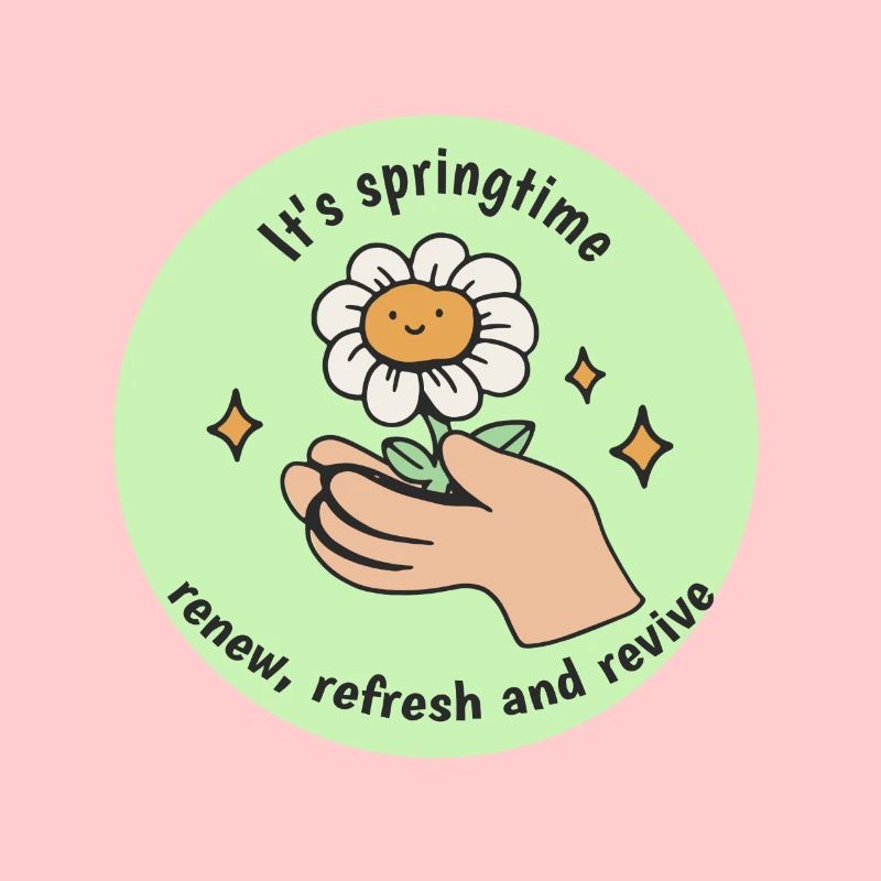 It's Spring Time Renew Refresh & Revive Spring