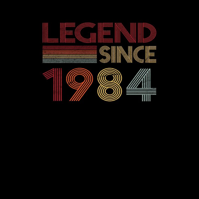 1984 Geburtstag Legend since Retro Vintage