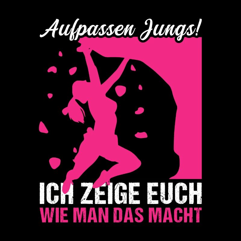 Bouldern Mädchen Diese Boulderin