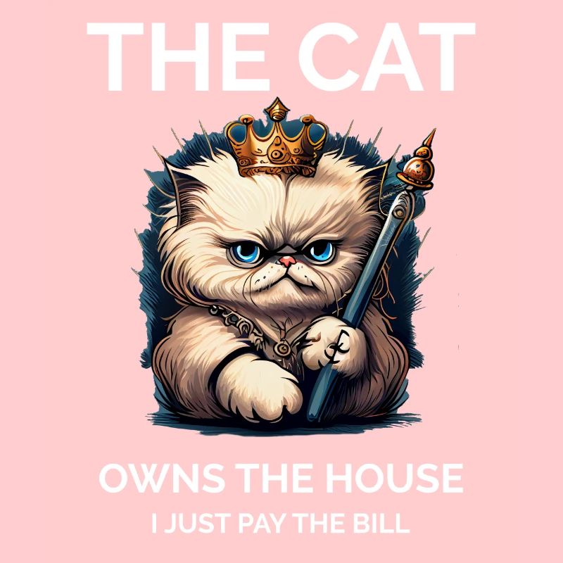 Fier propriétaire de chat