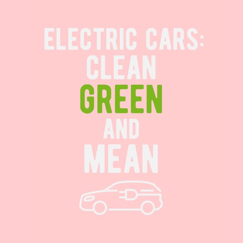 Véhicules électriques voitures électriques vert propre