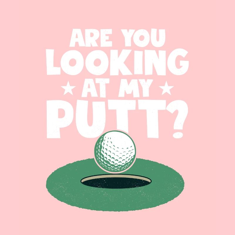 Regardez-vous mon putt? Golfing Golf