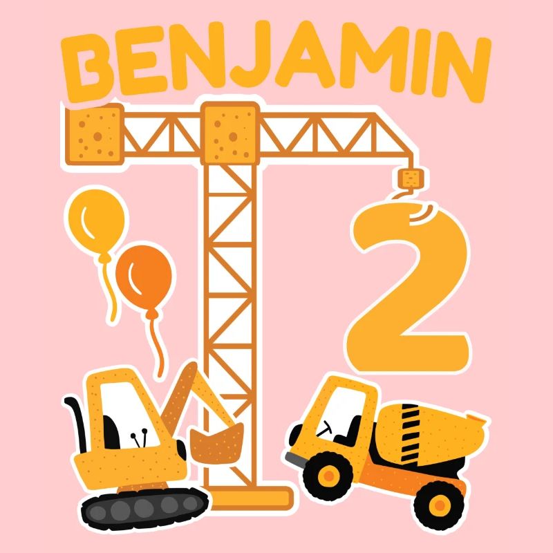 2. Geburtstag Vorname Benjamin Bagger Deko