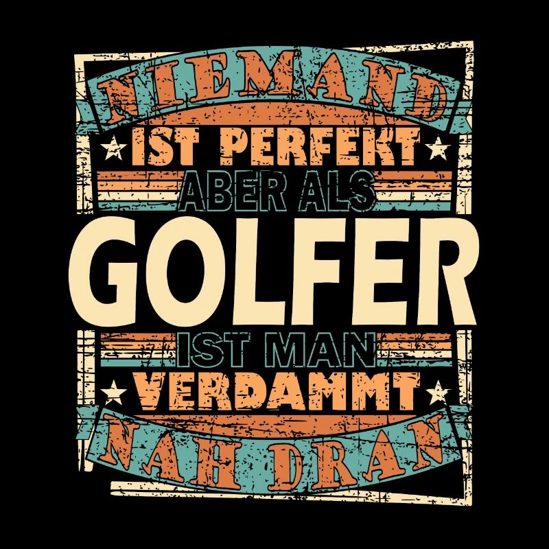 Golf Golfer Golfschläger Golfball Geschenk
