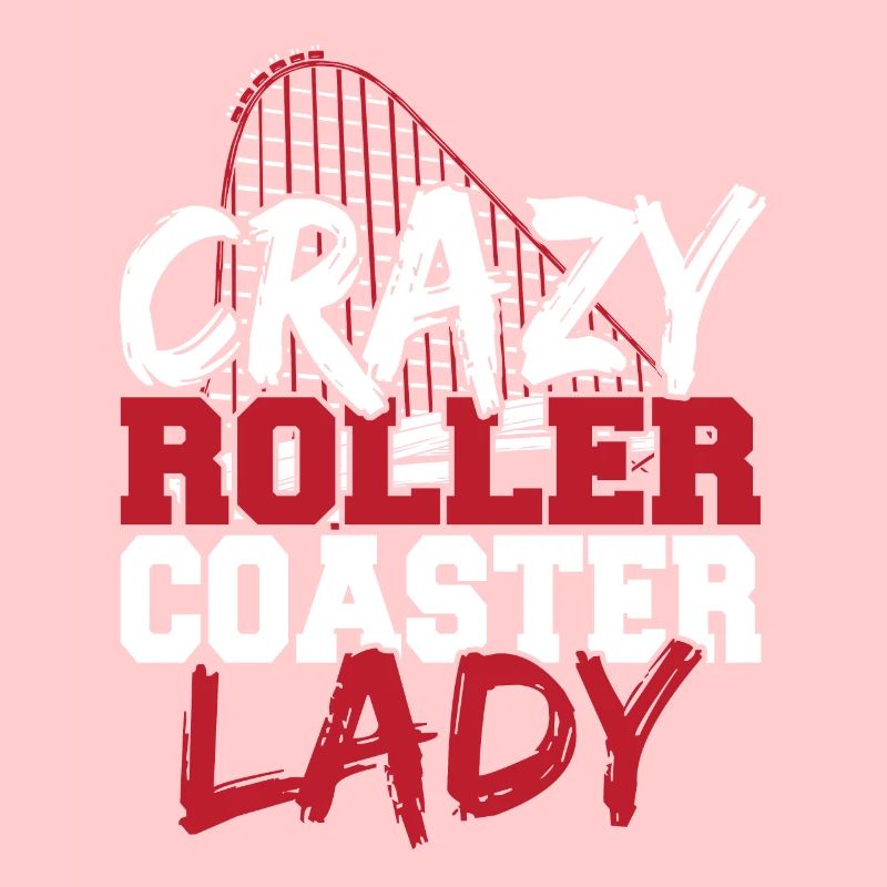 Crazy Roller Coaster Lady Theme Park Amusement Par