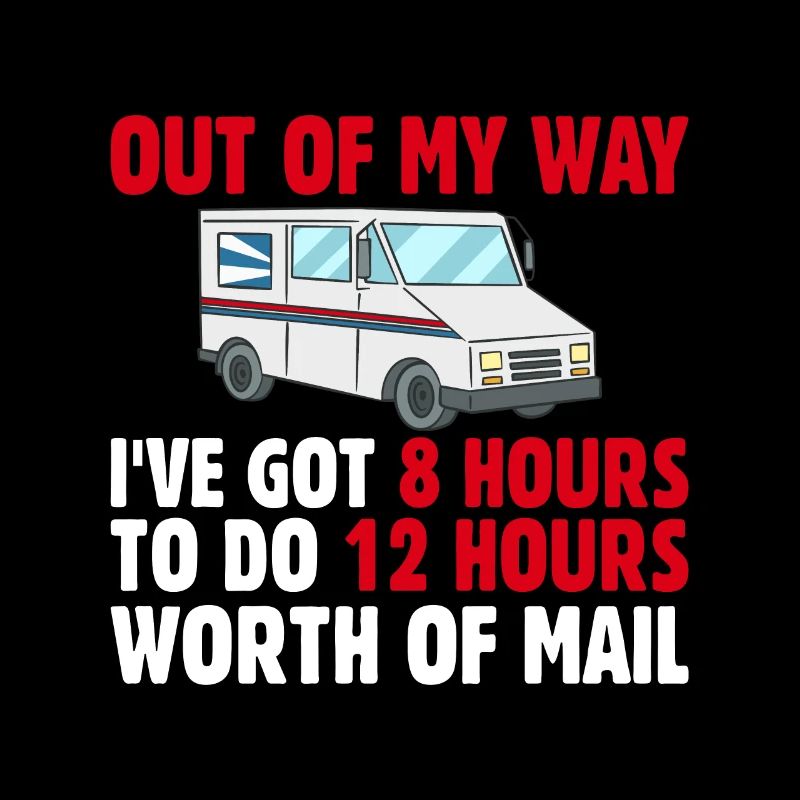 Delivery Driver Outfit Joke Van Design