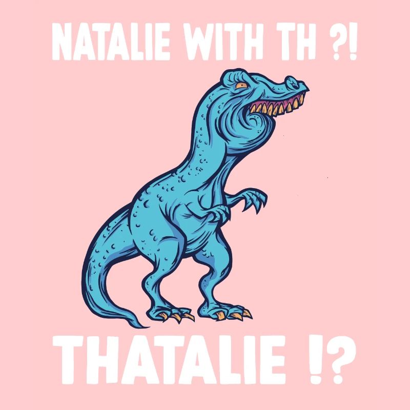 TRex Meme Dino avec overbite Natalie avec th Natha